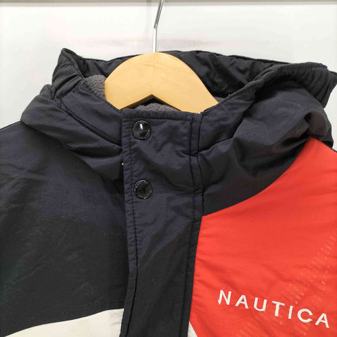 ノーティカ NAUTICA 00S バイカラー ブルゾン  フーデッド ジャケット マウンテンパーカー レディース  L/G