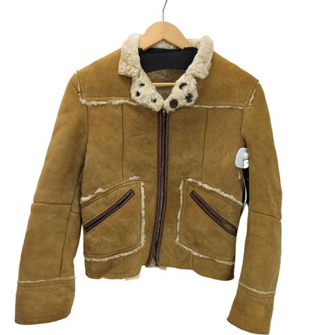 80-90S KNIGHT TAILORS LTD社製 バージンウール ムートンジャケット レディース 42