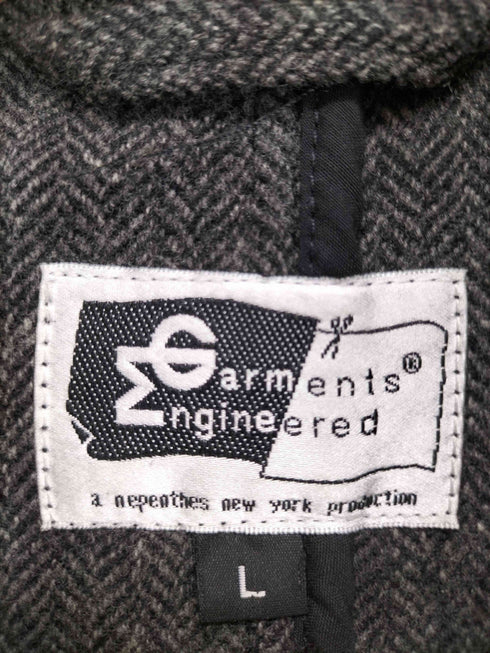 エンジニアードガーメンツ Engineered Garments MADE IN USA 旧タグ ヘリンボーン3Bテーラードジャケット メンズ L
