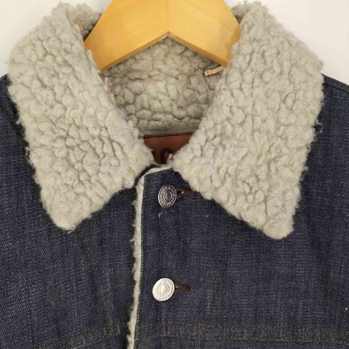 ギャップ Gap 00S OLD GAP ボアデニムジャケット メンズ import:XS