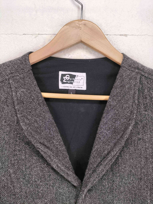 エンジニアードガーメンツ Engineered Garments MADE IN USA 旧タグ ヘリンボーン6Bベスト メンズ L