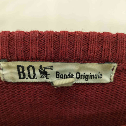 BONDE ORIGINAL ウール アクリル パターンデザイン クルーネックニット セーター メンズ 5