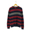 アイゾッド IZOD バングラディシュ製 ボーダー柄デザイン コットンニットセーター メンズ L