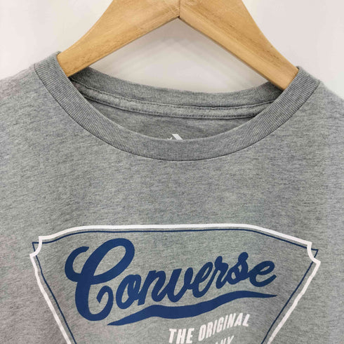 コンバース CONVERSE エンブレムロゴプリント クルーネック 半袖Tシャツ カットソー メンズ  S