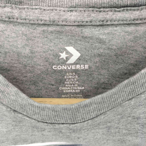コンバース CONVERSE エンブレムロゴプリント クルーネック 半袖Tシャツ カットソー メンズ  S