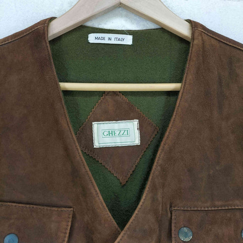 GHEZZI MADE IN ITALY スエードベスト import メンズ 50