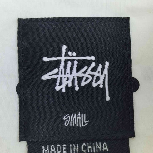 ステューシー Stussy ドット柄 ワンポイント刺繍 長袖ボタンダウンシャツ メンズ import:S