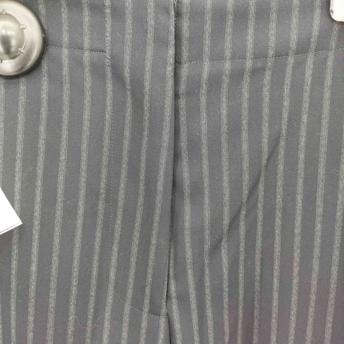 バッカ BACCA ストライプギャバ ハイウエストストレートパンツ レディース 36