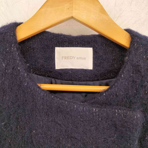 フレディエミュ fredy emue ノーカラーコート レディース 38