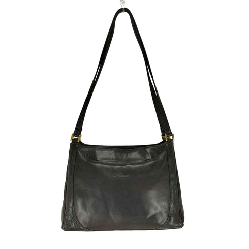 MORESCO フェイクレザーショルダーバッグ レディース