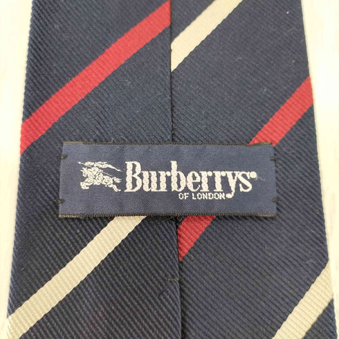 バーバリーズ BURBERRYS ロゴ刺繍ストライプネクタイ メンズ