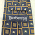 バーバリーズ BURBERRYS 騎士刺繍 総柄シルクネクタイ メンズ