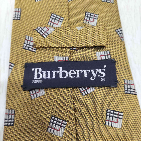 バーバリーズ BURBERRYS ノバチェックデザイン シルクネクタイ メンズ