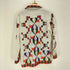 70S 総柄L/S レギュラーカラーシャツ レディース
