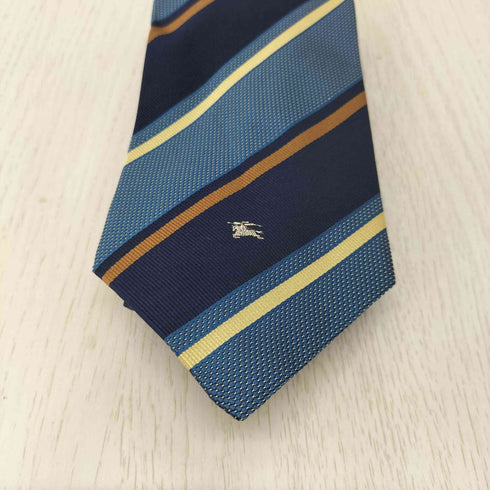 バーバリーズ BURBERRYS 騎士刺繍ストライプネクタイ メンズ