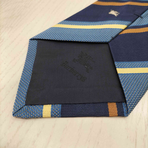 バーバリーズ BURBERRYS 騎士刺繍ストライプネクタイ メンズ