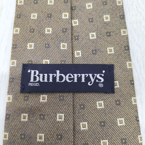 バーバリーズ BURBERRYS 小紋柄シルクネクタイ メンズ