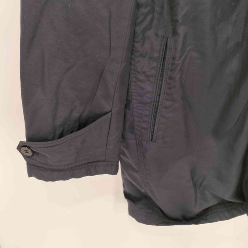エルメネジルドゼニア Ermenegildo Zegna 襟裏レザー 裏地キルティング 比翼 コート メンズ import:M