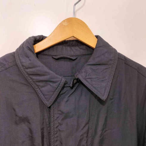 エルメネジルドゼニア Ermenegildo Zegna 襟裏レザー 裏地キルティング 比翼 コート メンズ import:M