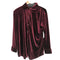 CAROLYN TAYLOR 90S レギュラーカラーL/S ベロアシャツ レディース JPN:S
