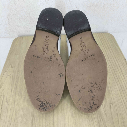 マルニ MARNI バイカラーレザーローファー レディース 39