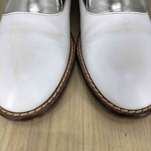 マルニ MARNI バイカラーレザーローファー レディース 39