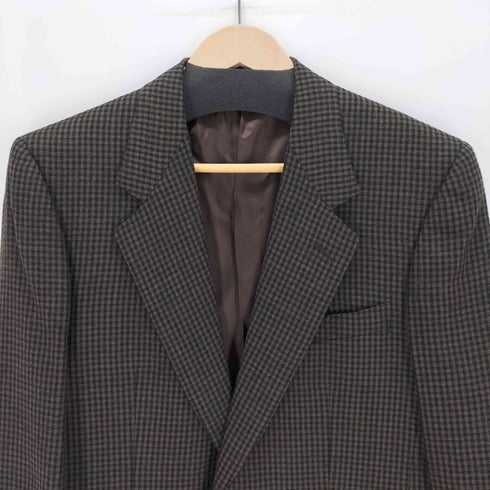 エルメネジルドゼニア Ermenegildo Zegna イタリア製 カシミヤ混 ウールテーラードジャケット メンズ