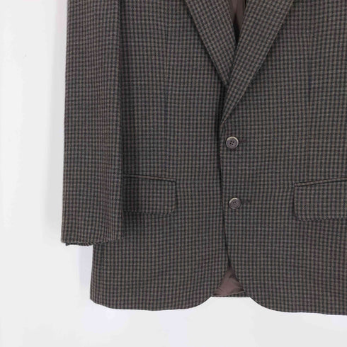 エルメネジルドゼニア Ermenegildo Zegna イタリア製 カシミヤ混 ウールテーラードジャケット メンズ