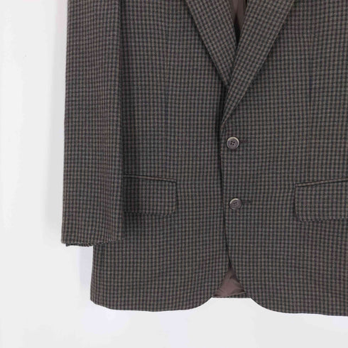 エルメネジルドゼニア Ermenegildo Zegna イタリア製 カシミヤ混 ウールテーラードジャケット メンズ