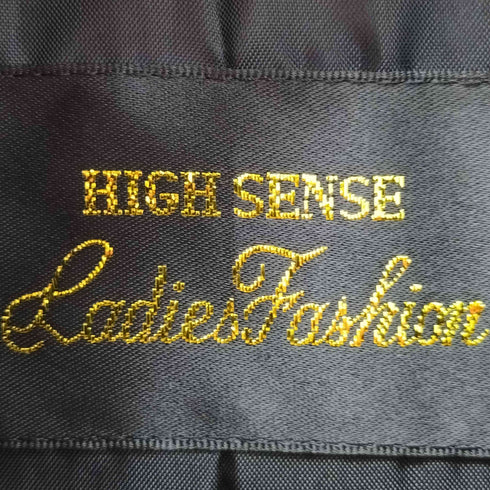 HIGH SENSE カシミヤ混ウールステンカラーコート レディース JPN:M