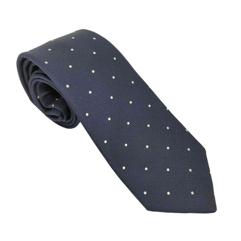 ミスタージェントルマン MR.GENTLEMAN ESSENTIAL ドット柄シルクネクタイ メンズ