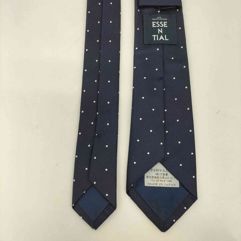 ミスタージェントルマン MR.GENTLEMAN ESSENTIAL ドット柄シルクネクタイ メンズ