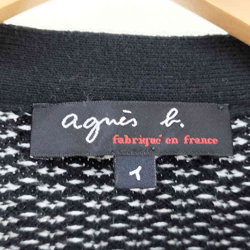 アニエスベー agnes b. ニットカーディガン レディース