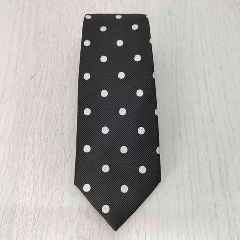 ミスタージェントルマン MR.GENTLEMAN ESSENTIAL ドット柄シルクネクタイ メンズ