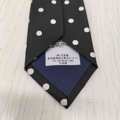 ミスタージェントルマン MR.GENTLEMAN ESSENTIAL ドット柄シルクネクタイ メンズ