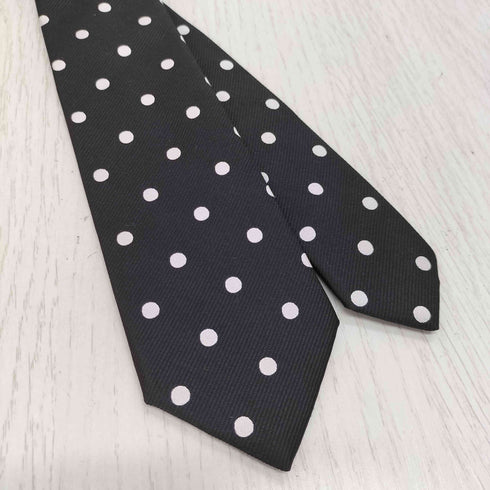 ミスタージェントルマン MR.GENTLEMAN ESSENTIAL ドット柄シルクネクタイ メンズ