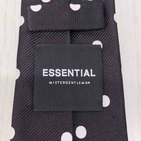 ミスタージェントルマン MR.GENTLEMAN ESSENTIAL ドット柄シルクネクタイ メンズ