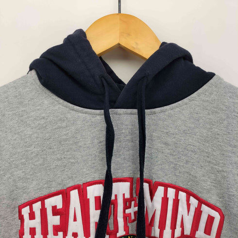 ビリオネアボーイズクラブ Billionaire Boys Club HEART AND MIND フロントロゴ フード 切替 プルオーバー パーカー メンズ JPN:M