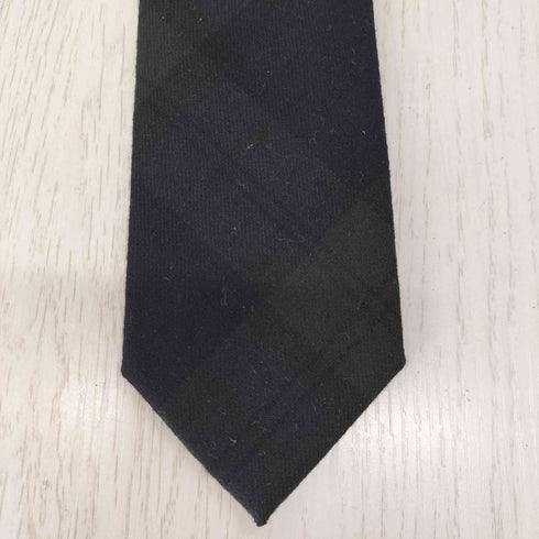 ミスタージェントルマン MR.GENTLEMAN ESSENTIAL チェックウールネクタイ メンズ