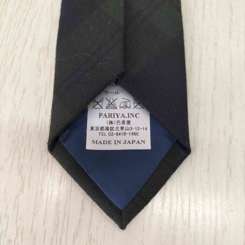 ミスタージェントルマン MR.GENTLEMAN ESSENTIAL チェックウールネクタイ メンズ