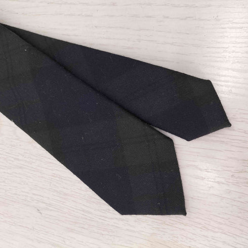 ミスタージェントルマン MR.GENTLEMAN ESSENTIAL チェックウールネクタイ メンズ