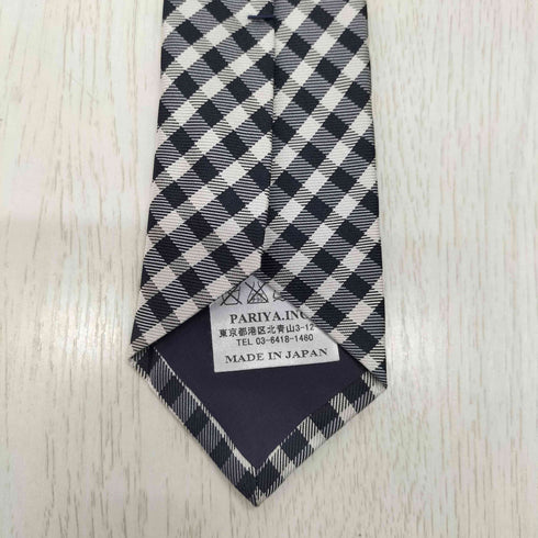 ミスタージェントルマン MR.GENTLEMAN ESSENTIAL チェックシルクネクタイ メンズ