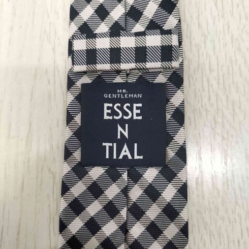 ミスタージェントルマン MR.GENTLEMAN ESSENTIAL チェックシルクネクタイ メンズ