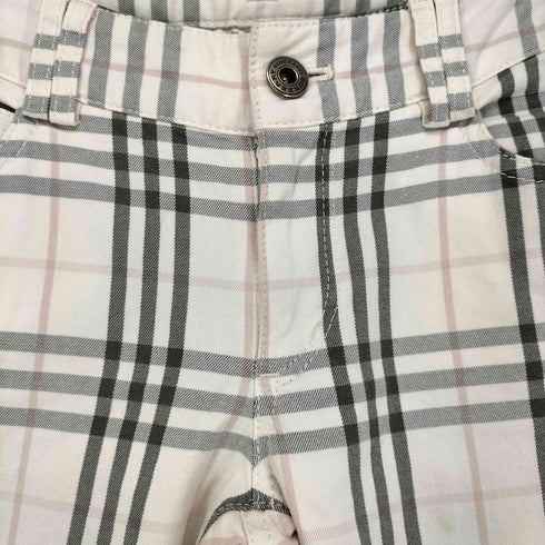 バーバリーブルーレーベル BURBERRY BLUE LABEL ノバチェック柄スキニーパンツ レディース 34