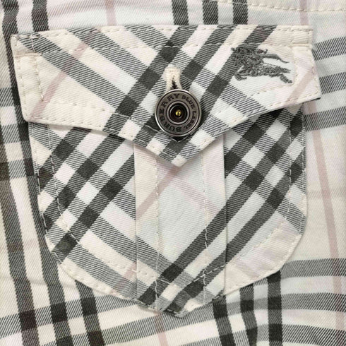 バーバリーブルーレーベル BURBERRY BLUE LABEL ノバチェック柄スキニーパンツ レディース 34