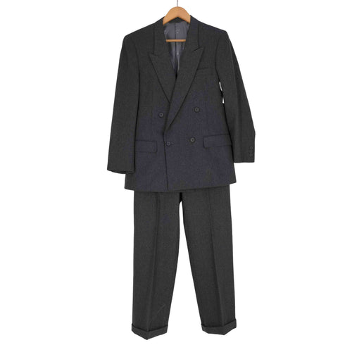 ニナリッチ NINA RICCI ピークドラペル ダブル テーラードジャケット セットアップ メンズ 92 A5