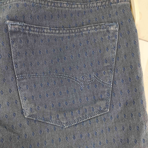 ピーティーゼロチンクエ PT05 総柄 ストレートデニムパンツ メンズ