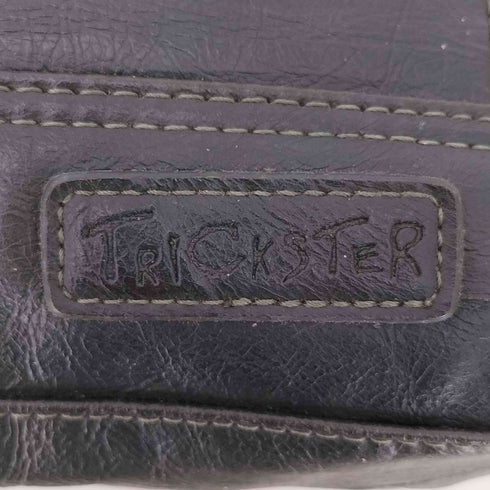 TRICSTER y2k PUレザー 口折れ ショルダーバッグ メンズ