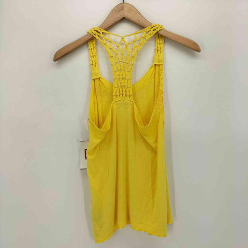 ディーゼル DIESEL 00s Y2K クロシェ編み 切替 レーヨン タンクトップ レディース import:XL