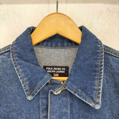 ポロジーンズカンパニーラルフローレン POLO JEANS COMPANY RALPH LAUREN メキシコ製 デニムジャケット メンズ import:M